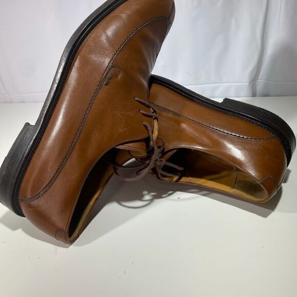 Mezlan Torello Men's Brown Leather Oxfords Shoes Size 10,5 M - Picture 1 of 7